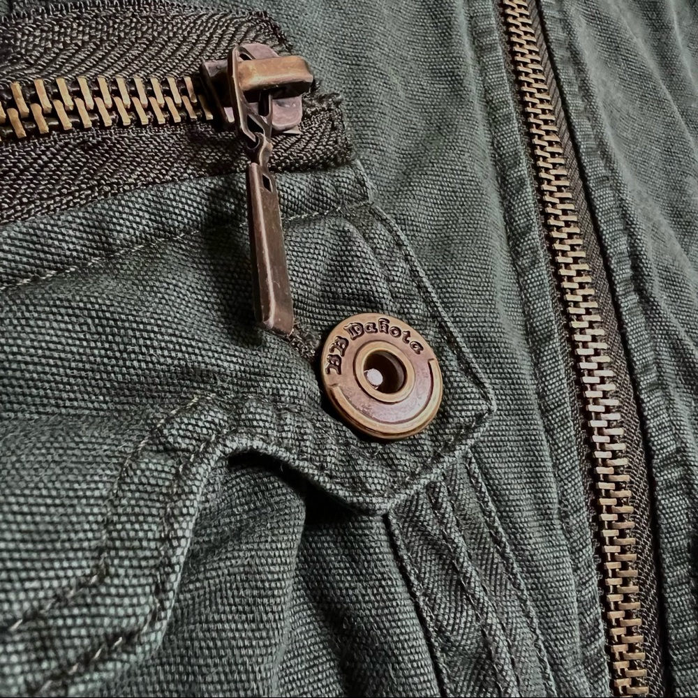 Rare Bella Swan Twilight Jack By BB Dakota GREEN Cargo Jacket Size Small Cosplay - Picture 3 of 10
